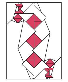 Playing card - 3 of Diamonds
