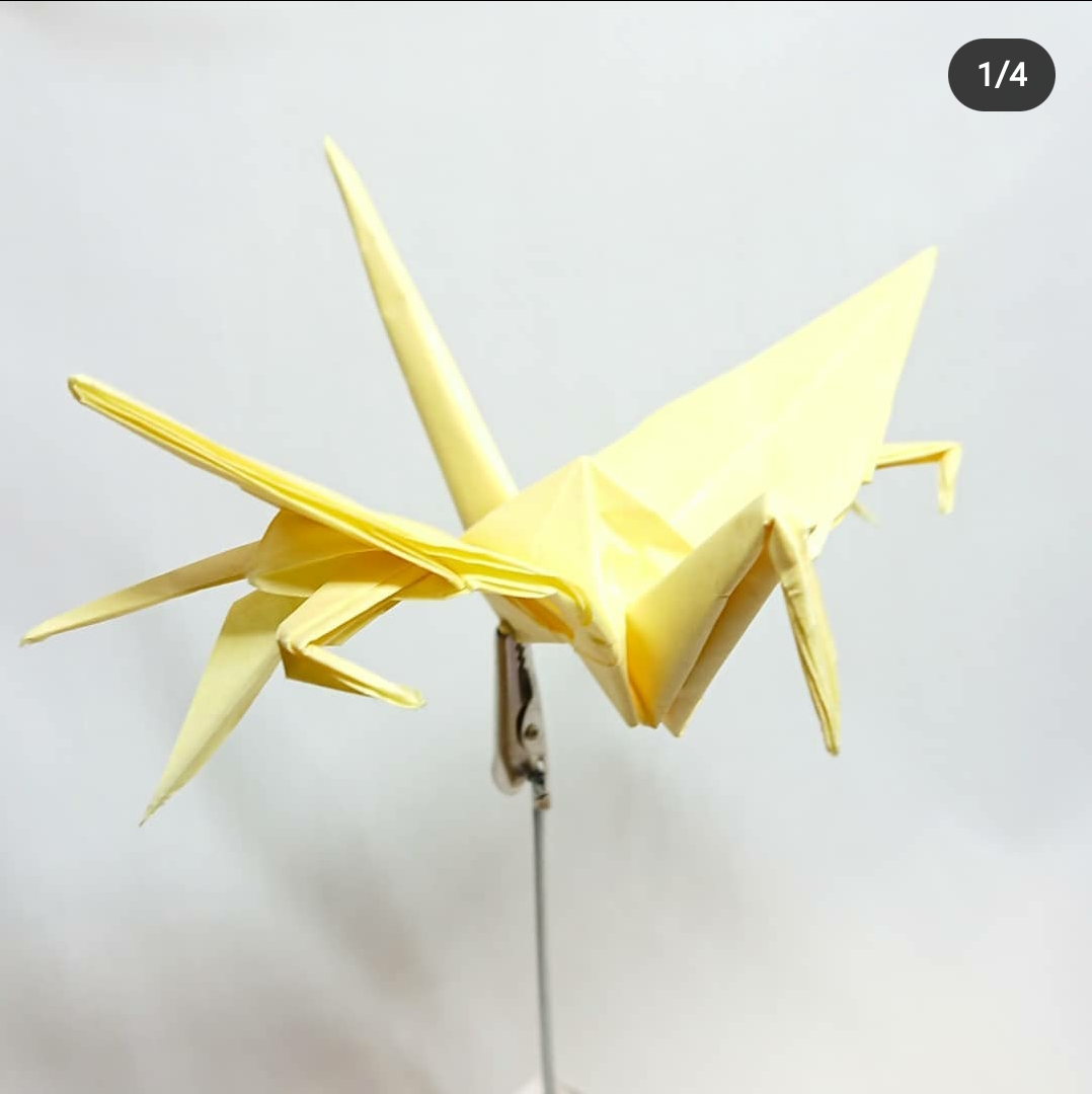 Crane with cranes as wing