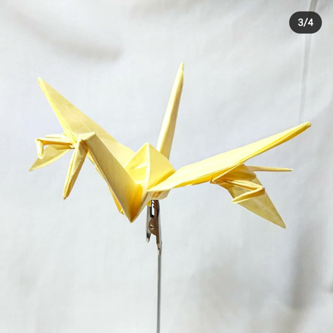 Crane with cranes as wing