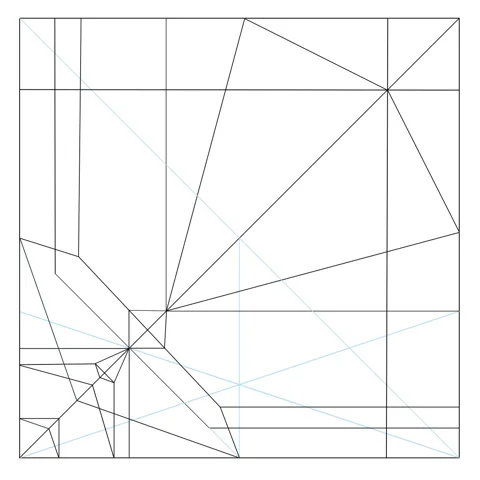Tilted Grid Fish — паттерн