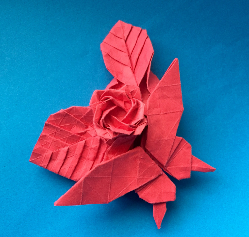 Rose with Butterfly v1