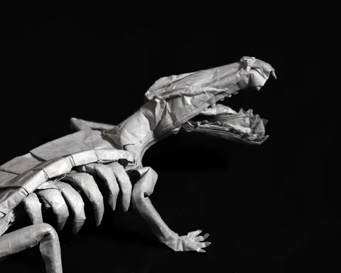 Sarcosuchus skeleton