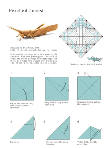Grasshopper - perched — паттерн