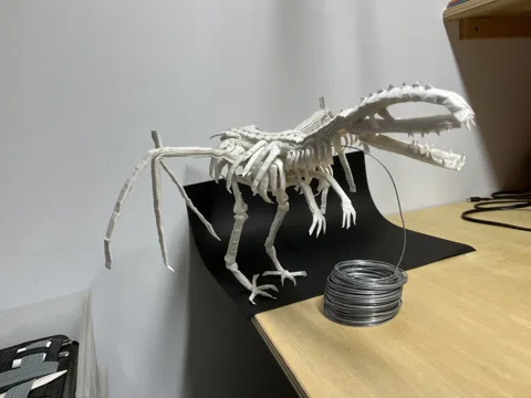 Flying dinosaur skeleton v2