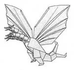Dragon - 3 headed - King Ghidorah