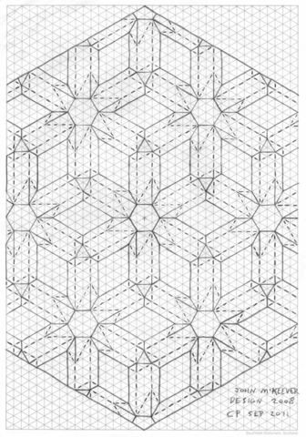 Double Pleat Hex Twist — паттерн