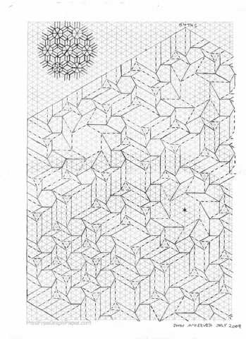 Triple Pleat Tesselation — паттерн