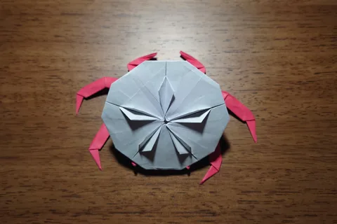 Crab Carrying a Sand Dollar