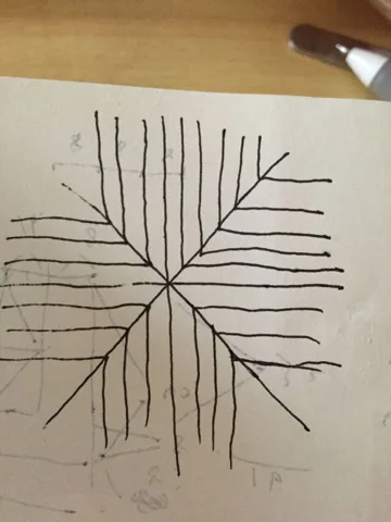 Pineapple head clown — паттерн