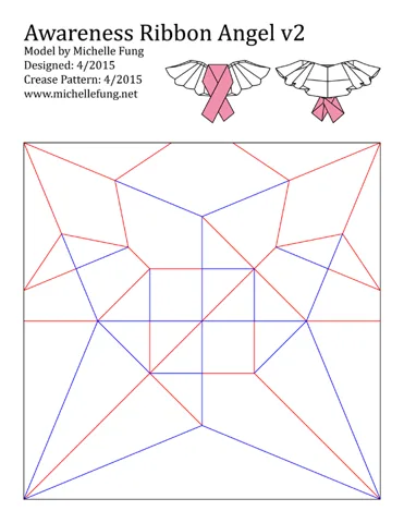 Awareness Ribbon Angel — паттерн