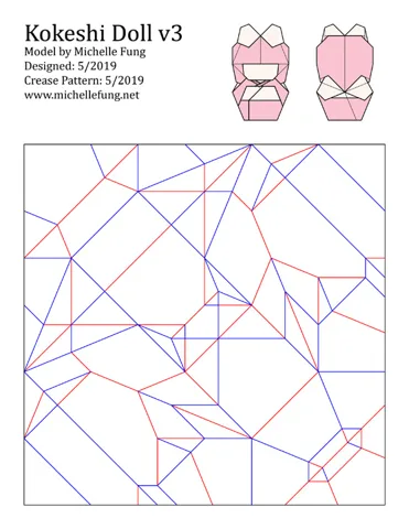 Kokeshi doll — паттерн