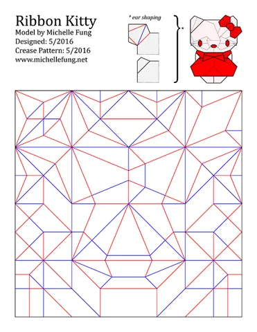 Ribbon Kitty — паттерн