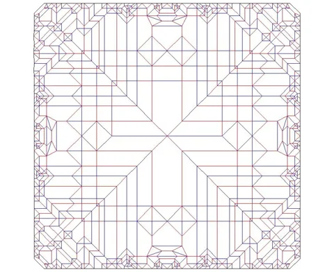 sierpinski carpet l3 — паттерн
