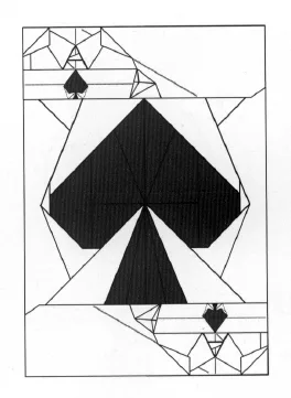 Ace of spades playing card