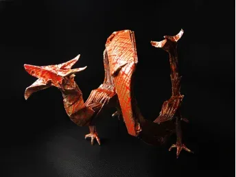 Dragon in Full Stride Across the Earth