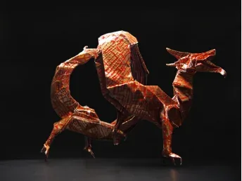 Dragon in Full Stride Across the Earth