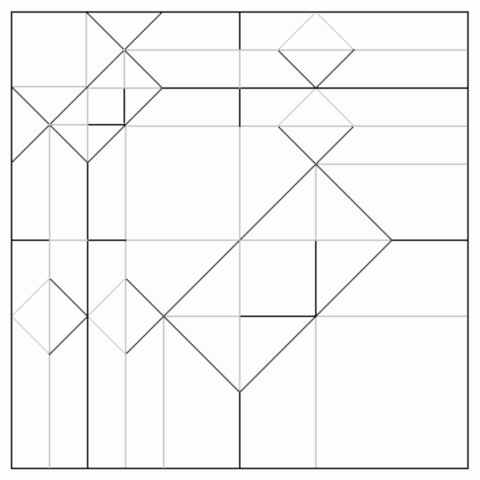 Overlapping squares — паттерн