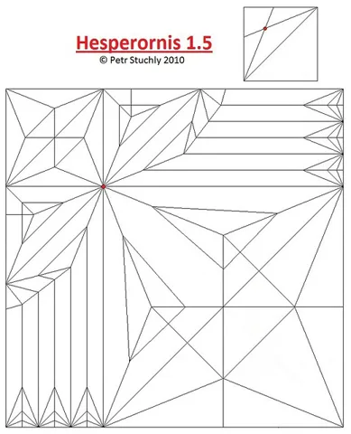 Hesperornis — паттерн