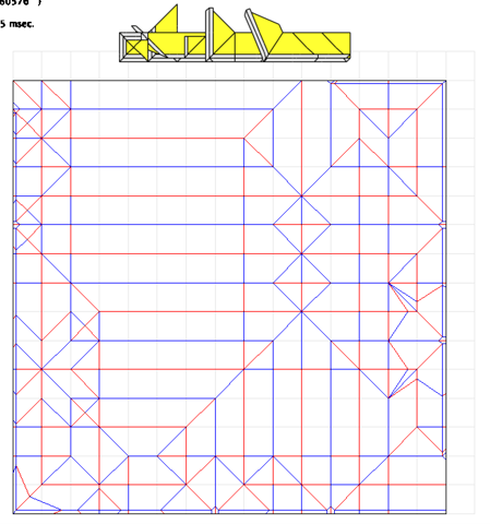 origami 2d — паттерн