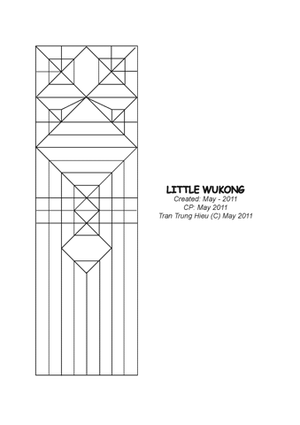 Little monkey — паттерн
