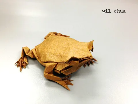 Malayan horned frog