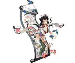 Girl on flying carpet (PD) (Onmyoji) — паттерн