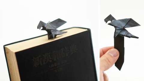 DRAGON BOOKMARK - Simplified version or Chibi Dragon Bookmark