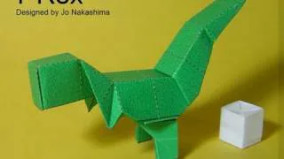 Block T-rex v2 - Dinosaur #3