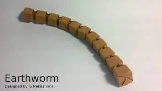 Bonus - Origami Earthworm