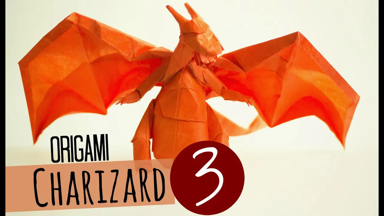 an Origami Charizard (Tadashi Mori) Part 3