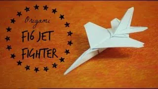 an F16 Paper airplane