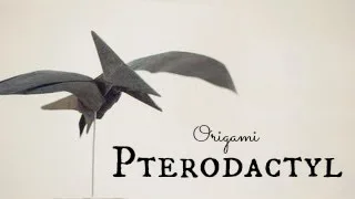an Origami Pterodactyl / Pteranodon