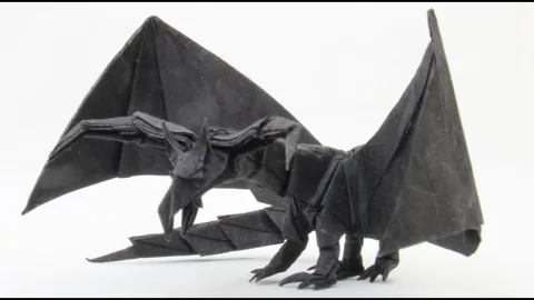 an Origami Darkness Dragon 2.0