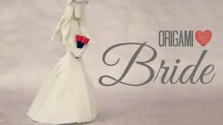 an origami Bride / Wedding