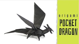 an Origami Pocket Dragon