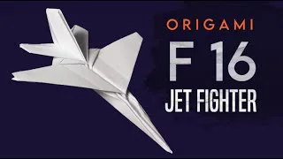 F16 paper airplane