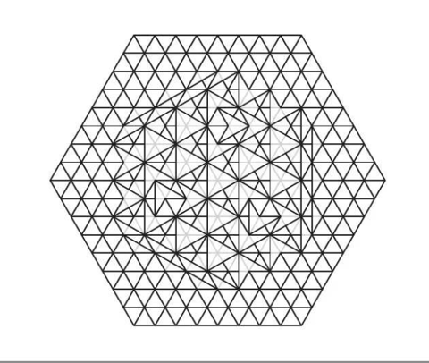 Menger sponge level 1