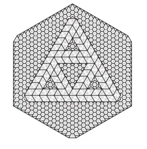 Sierpinski-Penrose triangle #2