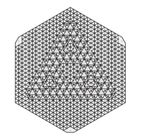 Sierpinski-Penrose triangle #2