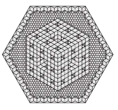 Menger sponge level 2 II
