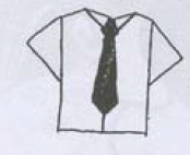 Shirt with tie