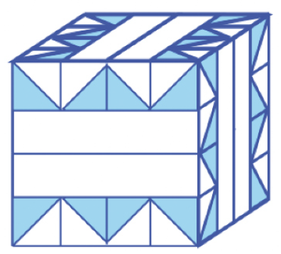 Deltaic cube