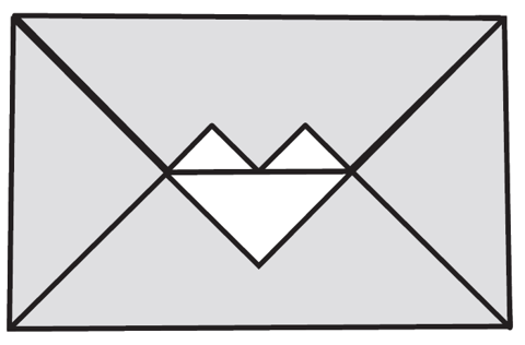Heart envelopes