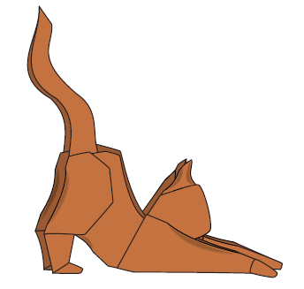 Cat - stretching
