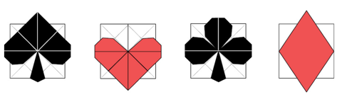 Playing card suites