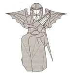 Angel playing the lute