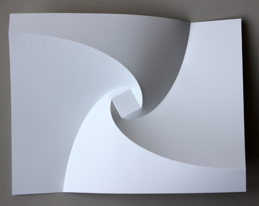 Ellipses and a square (exploded vertex)