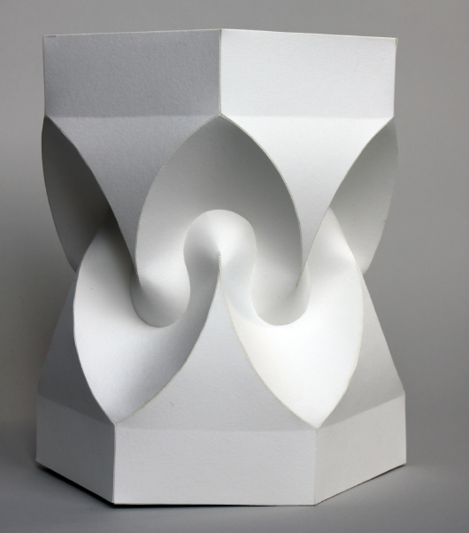 Hexagonal column with cusps