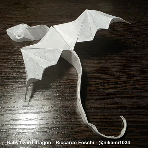 Baby lizard dragon (PD) — сложил nikami1024