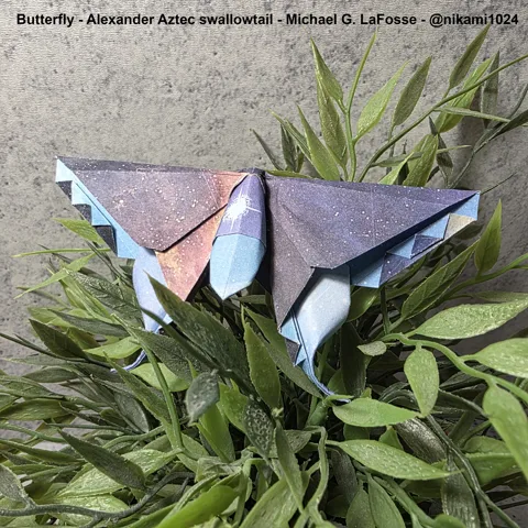 Butterfly - Alexander Aztec swallowtail — сложил nikami1024